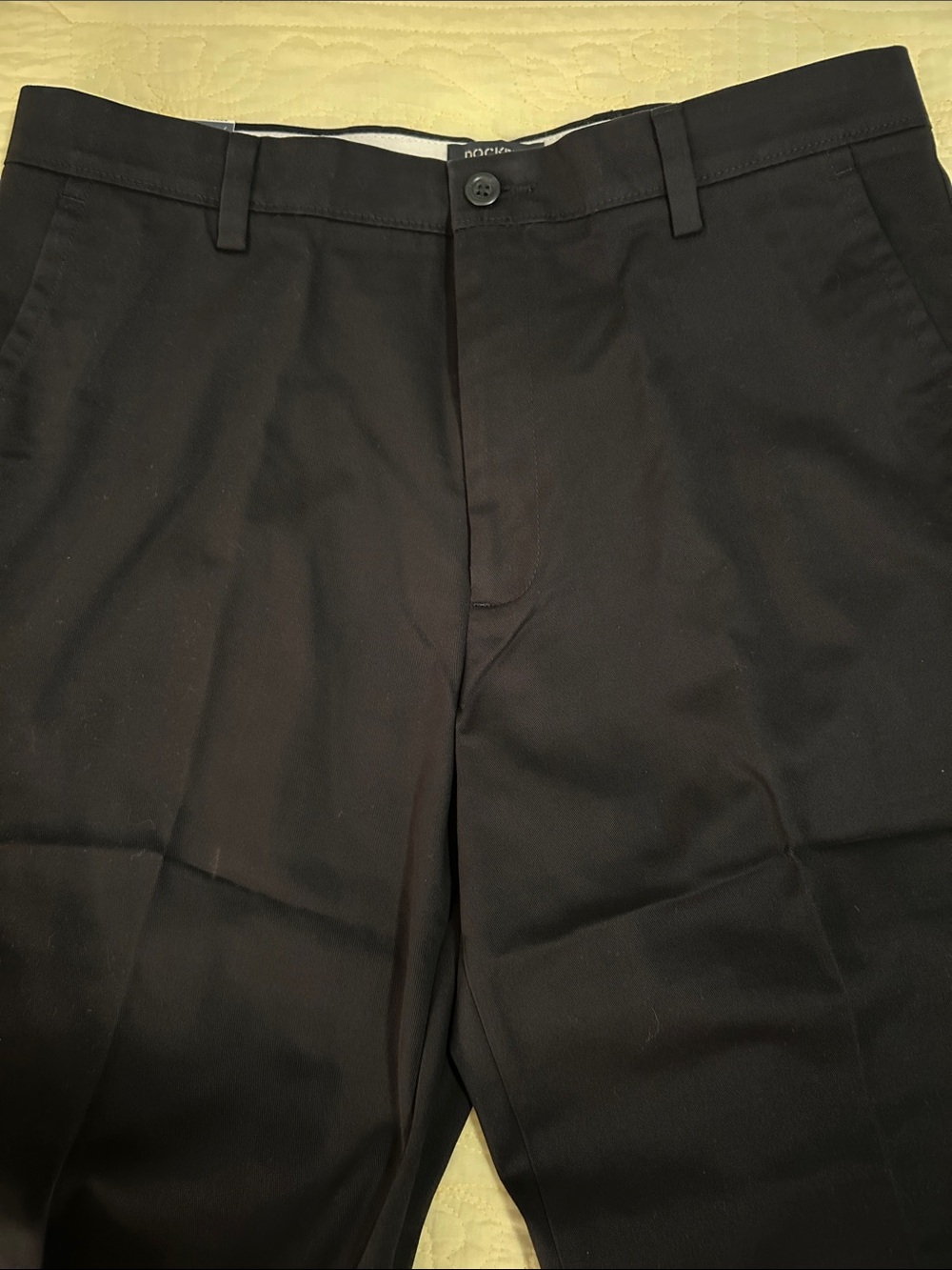 Dockers Black Easy Khaki Classic Fit Men’s Chinos - Picture 7 of 10